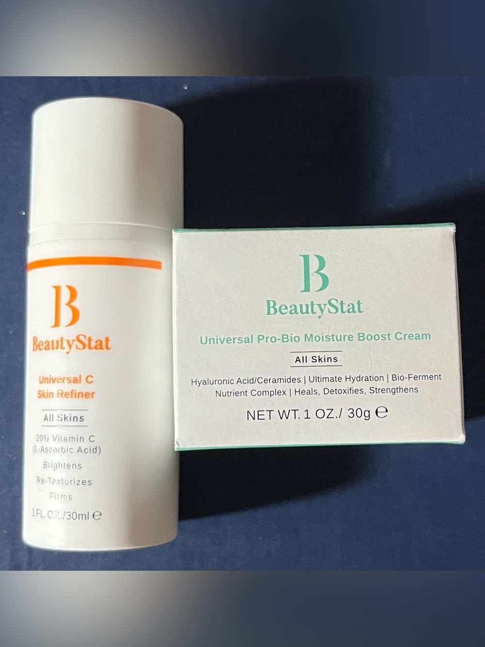 BeautyStat - Serum & Universal Pro-Bio Moisture Boost Cream Duo (NWOT)